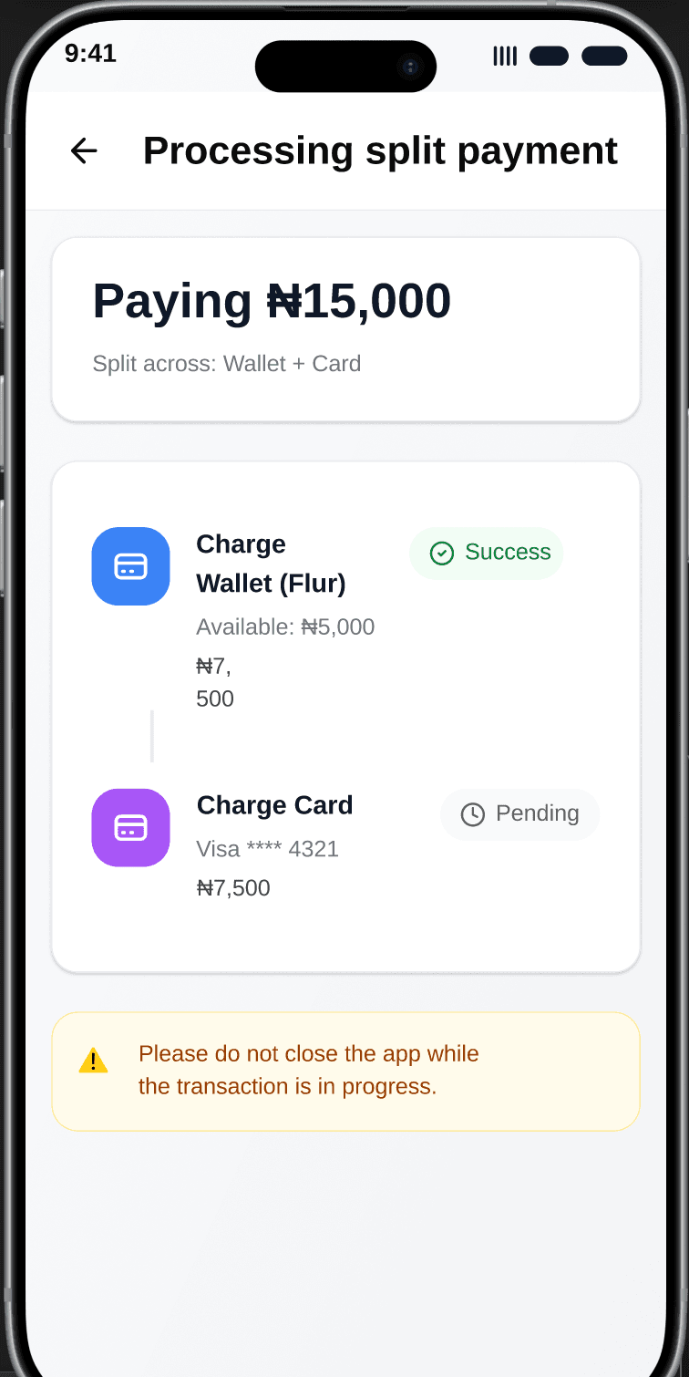Split Payment